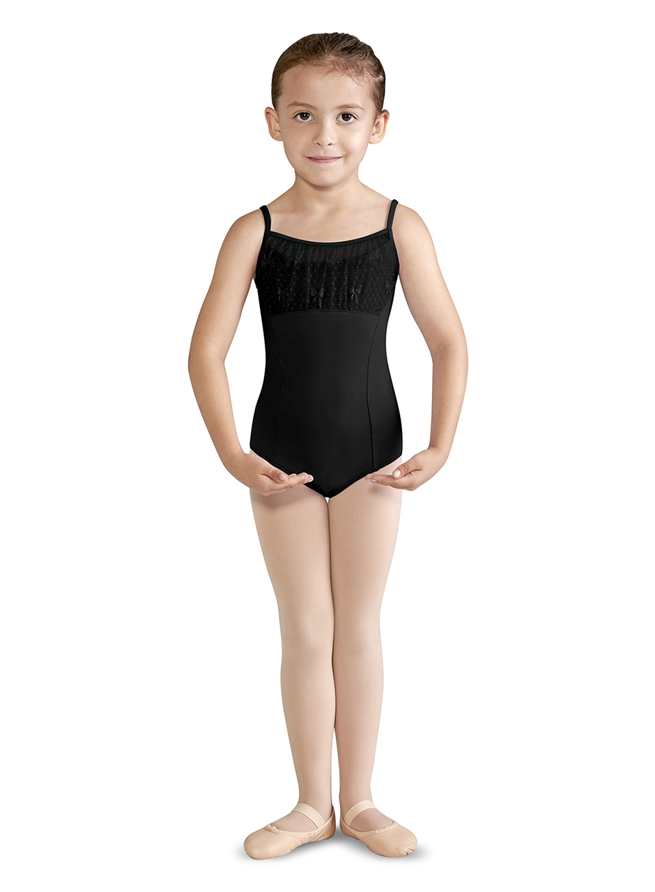 CL9957 Back Bow Cami Leo -Black 2-4