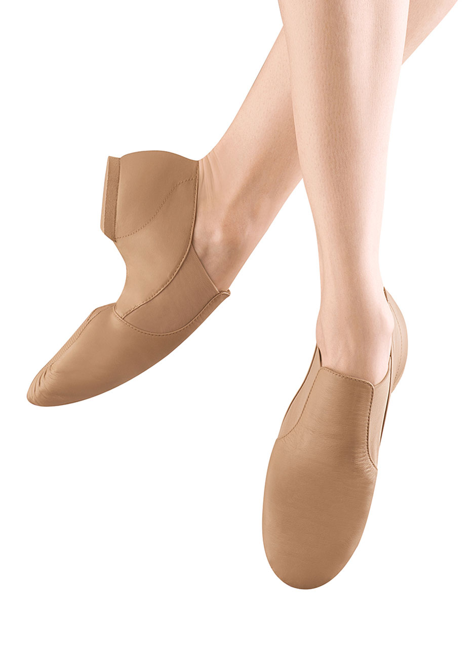 S0499L Elasta Bootie Jazz Shoe - Tan M 4