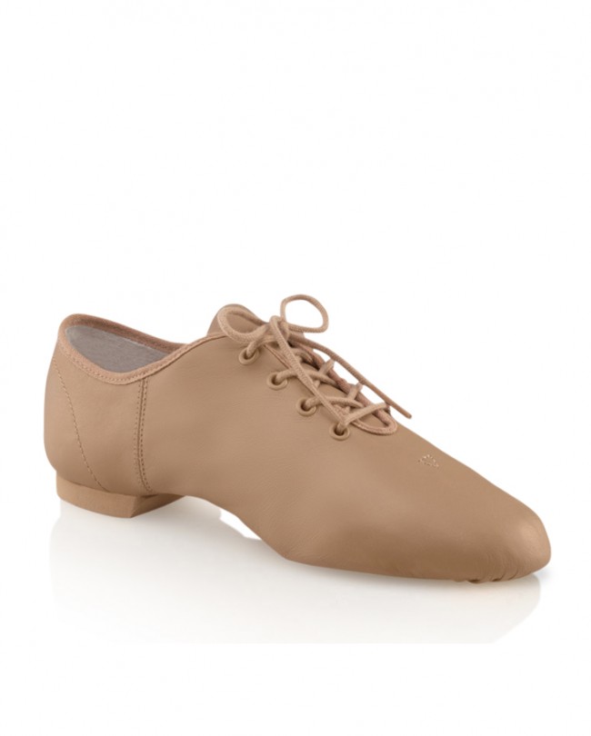 EJ1 Adult Entry Jazz Split Sole Leather Oxford Shoe - Caramel M 10