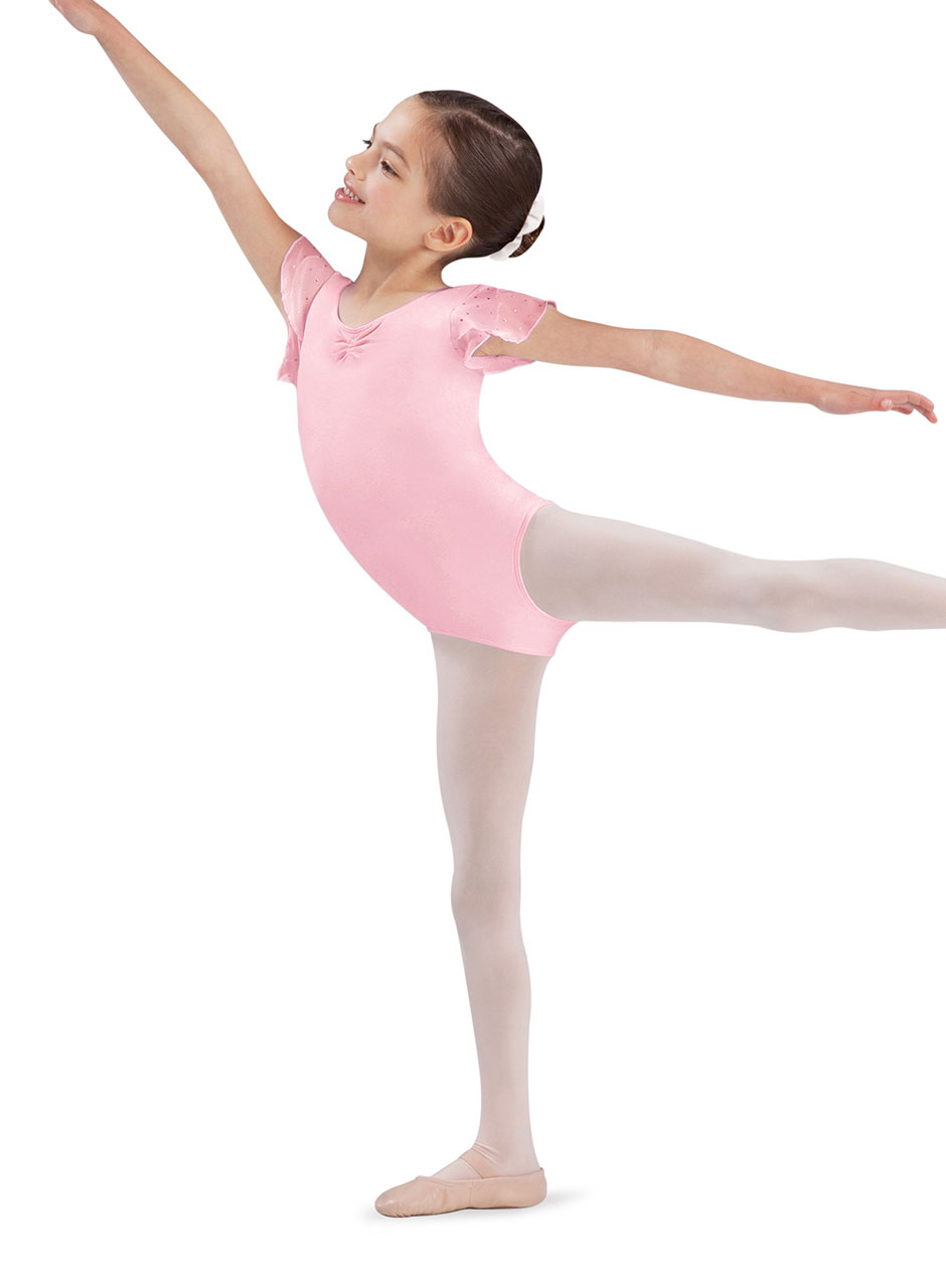 CL3732 Scarlett Tulip Sleeve leotard - Candy Pink 12