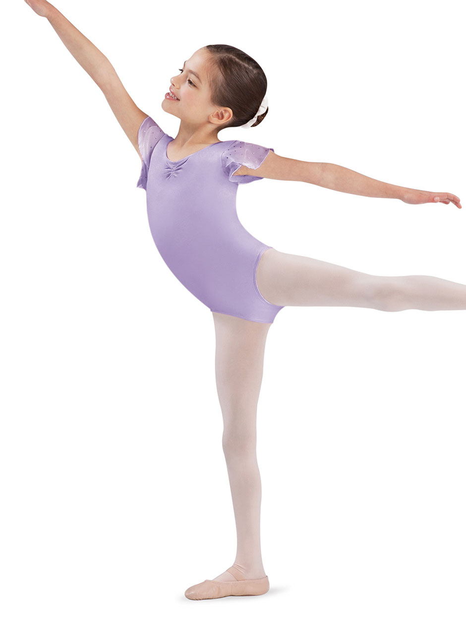 CL3732 Scarlett Tulip Sleeve leotard - Lilac 12